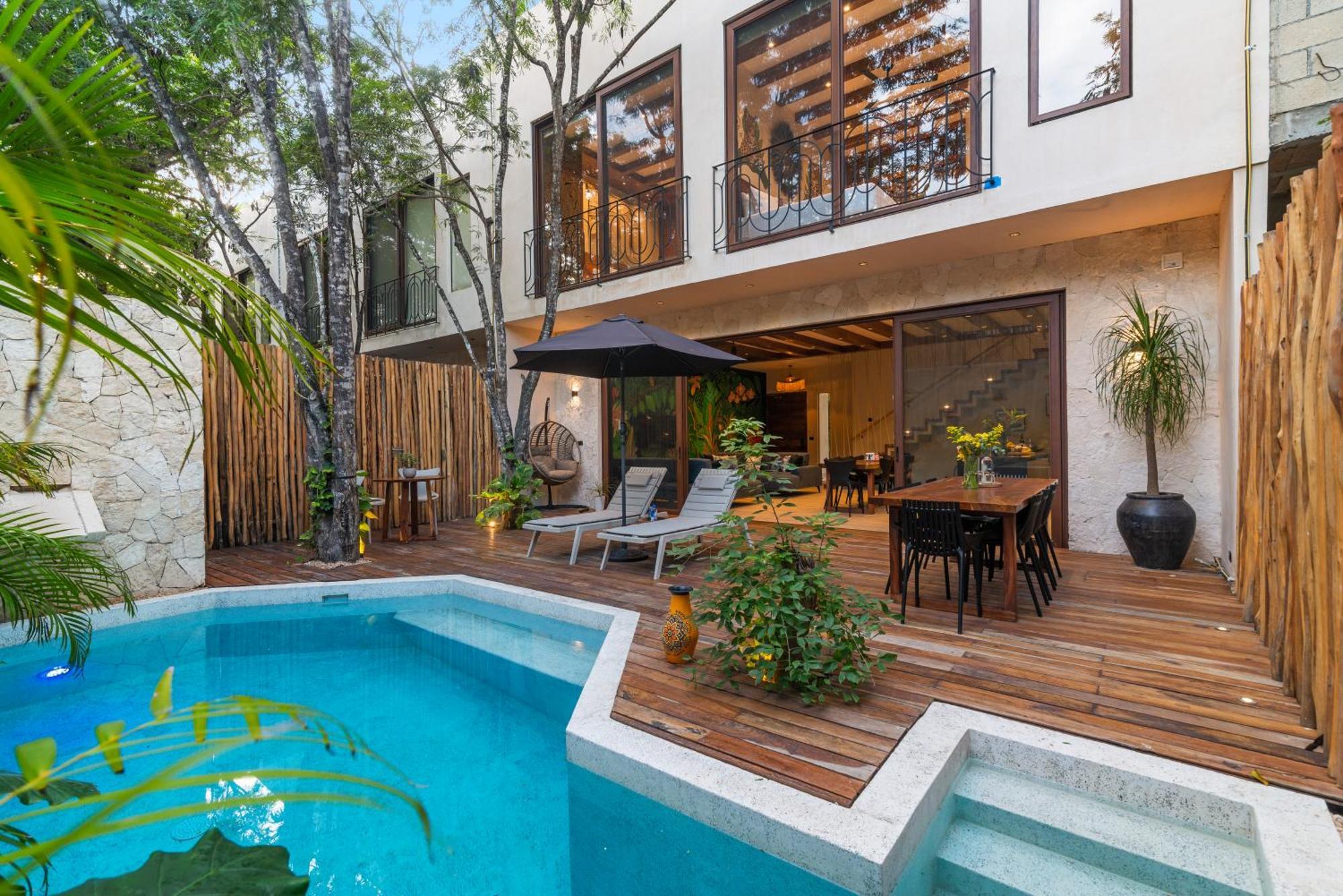 El Rey Loro - Lux 4 Bed Villa @Bluedeertulum Exterior foto